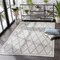 Safavieh 9 x 12 ft. Bermuda 800 Rectangle Power-Loomed Rug Ivory & Light Gray BMU805A-9 - alternate 4
